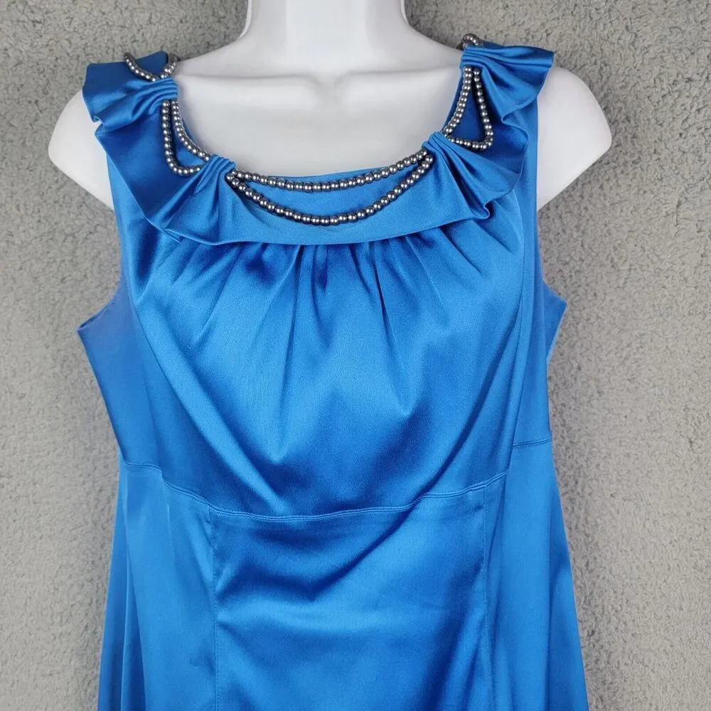 Donna Ricco New York Dress Womens 8 Ruched Cocktail Dressy